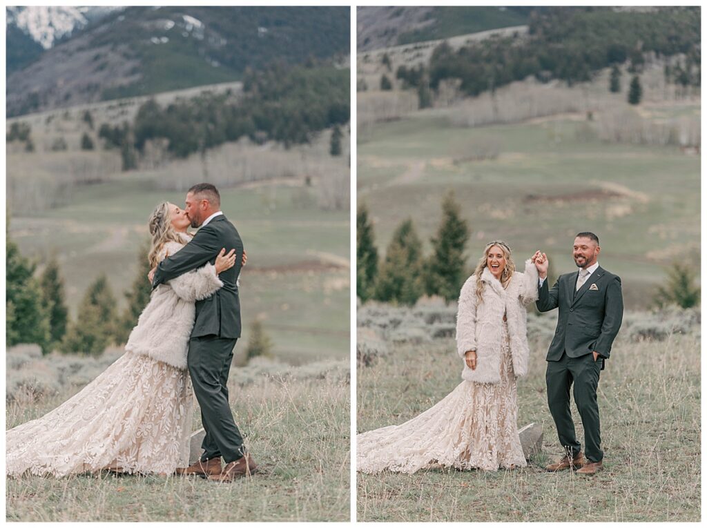 Just married in Gardiner Montana.