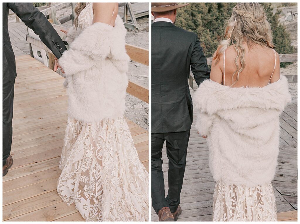 Editorial Yellowstone national park wedding photography.